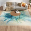 image:imageNourison Home Color Splash Ivory Blue 9 x 12 Area Rug  Easy Clean Non Shedding Bed Room Living Room Dining Room Kitchen 9 x 12Ivory Blue