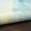 image:imageNourison Home Color Splash Ivory Blue 9 x 12 Area Rug  Easy Clean Non Shedding Bed Room Living Room Dining Room Kitchen 9 x 12Ivory Blue