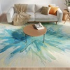 image:imageNourison Home Color Splash Ivory Blue 9 x 12 Area Rug  Easy Clean Non Shedding Bed Room Living Room Dining Room Kitchen 9 x 12Ivory Blue
