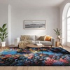 image:imageNourison Home Color Splash Multicolor 53 x 73 Area Rug  Easy Clean Non Shedding Bed Room Living Room Dining Room Kitchen 5 x 7Multi Color