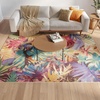 image:imageNourison Home Color Splash Multicolor 9 x 12 Area Rug  Easy Clean Non Shedding Bed Room Living Room Dining Room Kitchen 9 x 12Multi Color