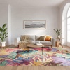 image:imageNourison Home Color Splash Multicolor 9 x 12 Area Rug  Easy Clean Non Shedding Bed Room Living Room Dining Room Kitchen 9 x 12Multi Color