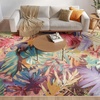 image:imageNourison Home Color Splash Multicolor 9 x 12 Area Rug  Easy Clean Non Shedding Bed Room Living Room Dining Room Kitchen 9 x 12Multi Color
