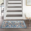 image:imageNourison Home Concerto Blue 3 x 5 Area Rug  Easy Clean Non Shedding Bed Room Living Room Dining Room Kitchen 3 x 5Blue