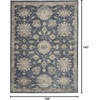 image:imageNourison Home Concerto Blue Beige 53 x 73 Area Rug  Easy Clean Non Shedding Bed Room Living Room Dining Room Kitchen 5 x 7BlueBeige