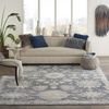 image:imageNourison Home Concerto Blue Beige 53 x 73 Area Rug  Easy Clean Non Shedding Bed Room Living Room Dining Room Kitchen 5 x 7BlueBeige