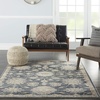 image:imageNourison Home Concerto Blue Beige 53 x 73 Area Rug  Easy Clean Non Shedding Bed Room Living Room Dining Room Kitchen 5 x 7BlueBeige