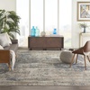 image:imageNourison Home Concerto Blue Beige 810 x 1110 Area Rug  Easy Clean Non Shedding Bed Room Living Room Dining Room Kitchen 9 x 12BlueBeige