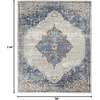 image:imageNourison Home Concerto Blue Grey 3 x 5 Area Rug  Easy Clean Non Shedding Bed Room Living Room Dining Room Kitchen 3 x 567 x 96 Rectangular