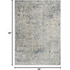 image:imageNourison Home Concerto Dark Grey 53 x 73 Area Rug  Easy Clean Non Shedding Bed Room Living Room Dining Room Kitchen 5 x 7Dark Grey