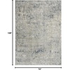image:imageNourison Home Concerto Dark Grey 53 x 73 Area Rug  Easy Clean Non Shedding Bed Room Living Room Dining Room Kitchen 5 x 7Dark Grey