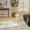 image:imageNourison Home Concerto Dark Grey 53 x 73 Area Rug  Easy Clean Non Shedding Bed Room Living Room Dining Room Kitchen 5 x 7Ivory Beige