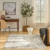 image:imageNourison Home Concerto Dark Grey 53 x 73 Area Rug  Easy Clean Non Shedding Bed Room Living Room Dining Room Kitchen 5 x 7Ivory Beige