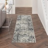 image:imageNourison Home Concerto Dark Grey 53 x 73 Area Rug  Easy Clean Non Shedding Bed Room Living Room Dining Room Kitchen 5 x 7Ivory Grey