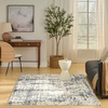 image:imageNourison Home Concerto Dark Grey 53 x 73 Area Rug  Easy Clean Non Shedding Bed Room Living Room Dining Room Kitchen 5 x 7Ivory Grey