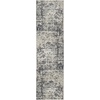 image:imageNourison Home Concerto Dark Grey 53 x 73 Area Rug  Easy Clean Non Shedding Bed Room Living Room Dining Room Kitchen 5 x 7Ivory Grey
