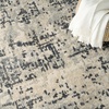 image:imageNourison Home Concerto Dark Grey 53 x 73 Area Rug  Easy Clean Non Shedding Bed Room Living Room Dining Room Kitchen 5 x 7Ivory Grey
