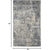 image:imageNourison Home Concerto Grey Beige 53 x 73 Area Rug  Easy Clean Non Shedding Bed Room Living Room Dining Room Kitchen 5 x 7Grey Beige