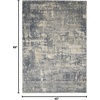 image:imageNourison Home Concerto Grey Beige 53 x 73 Area Rug  Easy Clean Non Shedding Bed Room Living Room Dining Room Kitchen 5 x 7GreyBeige