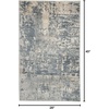 image:imageNourison Home Concerto Grey Beige 53 x 73 Area Rug  Easy Clean Non Shedding Bed Room Living Room Dining Room Kitchen 5 x 7GreyBeige
