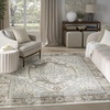 image:imageNourison Home Concerto Ivory Taupe 710 x 910 Area Rug  Easy Clean Non Shedding Bed Room Living Room Dining Room Kitchen 8 x 10Ivory Grey Taupe