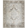 image:imageNourison Home Concerto Ivory Taupe 710 x 910 Area Rug  Easy Clean Non Shedding Bed Room Living Room Dining Room Kitchen 8 x 10Ivory Grey Taupe