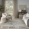 image:imageNourison Home Concerto Ivory Taupe 710 x 910 Area Rug  Easy Clean Non Shedding Bed Room Living Room Dining Room Kitchen 8 x 10Ivory Grey Taupe