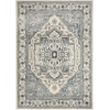 image:imageNourison Home Concerto Ivory Taupe 710 x 910 Area Rug  Easy Clean Non Shedding Bed Room Living Room Dining Room Kitchen 8 x 10Ivory Navy