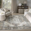 image:imageNourison Home Concerto Ivory Taupe 710 x 910 Area Rug  Easy Clean Non Shedding Bed Room Living Room Dining Room Kitchen 8 x 10Ivory Taupe