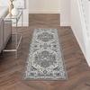 image:imageNourison Home Concerto Ivory Taupe 710 x 910 Area Rug  Easy Clean Non Shedding Bed Room Living Room Dining Room Kitchen 8 x 10Navy Ivory