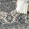 image:imageNourison Home Concerto Ivory Taupe 710 x 910 Area Rug  Easy Clean Non Shedding Bed Room Living Room Dining Room Kitchen 8 x 10Navy Ivory