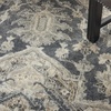 image:imageNourison Home Concerto Traditional Ivory Blue 39 x 59 Area Rug Easy Cleaning Non Shedding Bed Room Living Room Dining Room Kitchen 4x6Ivory Blue