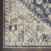 image:imageNourison Home Concerto Traditional Ivory Blue 39 x 59 Area Rug Easy Cleaning Non Shedding Bed Room Living Room Dining Room Kitchen 4x6Ivory Blue