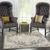 image:imageNourison Home Concerto Traditional Ivory Blue 39 x 59 Area Rug Easy Cleaning Non Shedding Bed Room Living Room Dining Room Kitchen 4x6Ivory Blue