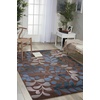image:imageNourison Home Contour Mocha 8 x 106 Area Rug  Easy Clean Non Shedding Bed Room Living Room Dining Room Kitchen 8 x 11Mocha
