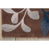 image:imageNourison Home Contour Mocha 8 x 106 Area Rug  Easy Clean Non Shedding Bed Room Living Room Dining Room Kitchen 8 x 11Mocha