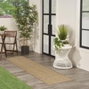 image:imageNourison Home Courtyard Jute Ivory 22 x 10 Area Rug  Easy Clean Non Shedding Bed Room Living Room Dining Room Kitchen 10 RunnerJute