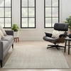 image:imageNourison Home Cozy Modern Ivory Black 67 x 9 Area Rug  Easy Clean Non Shedding Bed Room Living Room Dining Room Kitchen 7 x 9Grey Ivory