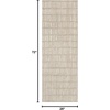 image:imageNourison Home Cozy Modern Ivory Black 67 x 9 Area Rug  Easy Clean Non Shedding Bed Room Living Room Dining Room Kitchen 7 x 9Grey Ivory