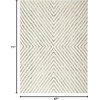 image:imageNourison Home Cozy Modern Ivory Black 67 x 9 Area Rug  Easy Clean Non Shedding Bed Room Living Room Dining Room Kitchen 7 x 9Ivory Black