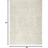 image:imageNourison Home Cozy Modern Ivory Black 67 x 9 Area Rug  Easy Clean Non Shedding Bed Room Living Room Dining Room Kitchen 7 x 9Ivory Black