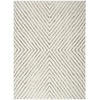image:imageNourison Home Cozy Modern Ivory Black 67 x 9 Area Rug  Easy Clean Non Shedding Bed Room Living Room Dining Room Kitchen 7 x 9Ivory Black
