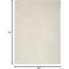 image:imageNourison Home Cozy Modern Ivory Black 67 x 9 Area Rug  Easy Clean Non Shedding Bed Room Living Room Dining Room Kitchen 7 x 9Ivory Grey