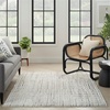 image:imageNourison Home Cozy Modern Ivory Grey 53 x 7 Area Rug  Easy Clean Non Shedding Bed Room Living Room Dining Room Kitchen 5 x 7Ivory Black