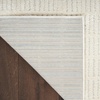 image:imageNourison Home Cozy Modern Ivory Grey 53 x 7 Area Rug  Easy Clean Non Shedding Bed Room Living Room Dining Room Kitchen 5 x 7Ivory Grey