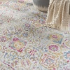 image:imageNourison Home Damask Bohemian Multicolor 8 x 10 Area Rug Easy Cleaning Non Shedding Bed Room Living Room Dining Room Kitchen 8x10Multi Color