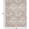 image:imageNourison Home Damask Bohemian Multicolor 8 x 10 Area Rug Easy Cleaning Non Shedding Bed Room Living Room Dining Room Kitchen 8x10Multi Color