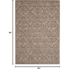 image:imageNourison Home Damask Grey 8 x 10 Area Rug  Easy Clean Non Shedding Bed Room Living Room Dining Room Kitchen 8 x 10Grey
