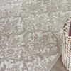 image:imageNourison Home Damask Grey 8 x 10 Area Rug  Easy Clean Non Shedding Bed Room Living Room Dining Room Kitchen 8 x 10IvoryGrey