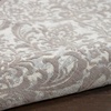 image:imageNourison Home Damask Grey 8 x 10 Area Rug  Easy Clean Non Shedding Bed Room Living Room Dining Room Kitchen 8 x 10IvoryGrey